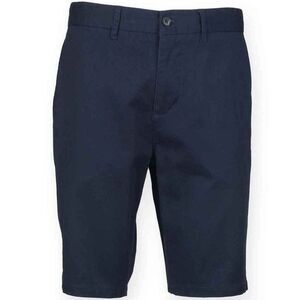 Front Row Mens Chino Stretch Shorts / Navy